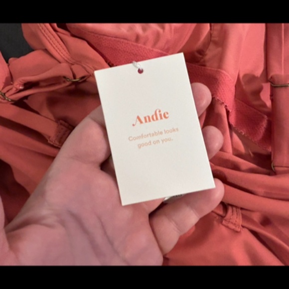 Andie Swim The Riviera One Piece Swimsuit Punch Pink Size XS - NWT - Picture 9 of 15